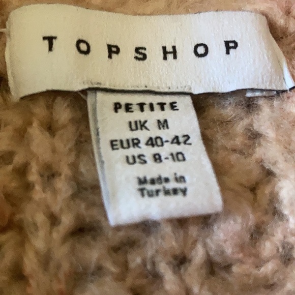 Topshop Sweaters - Top shop cropped sweater. Worn once. Great condition! Size 8